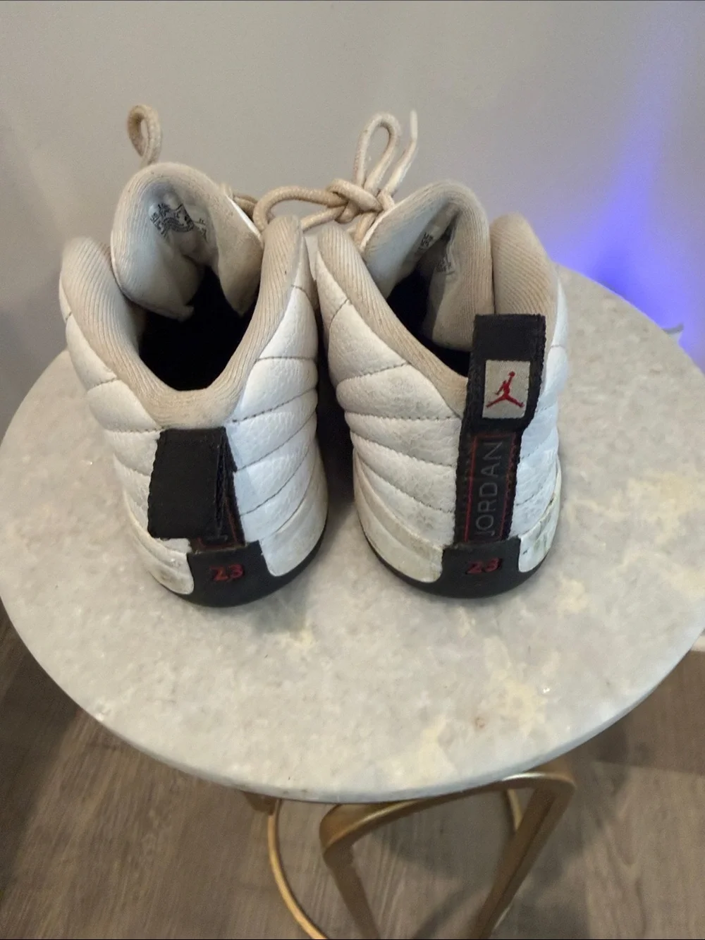 Jordan Toddler 12 Retro Sneakers with Red Jumpman